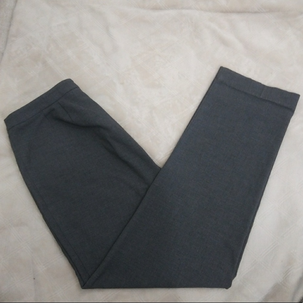 Liz Claiborne stain resistant gray career trousers